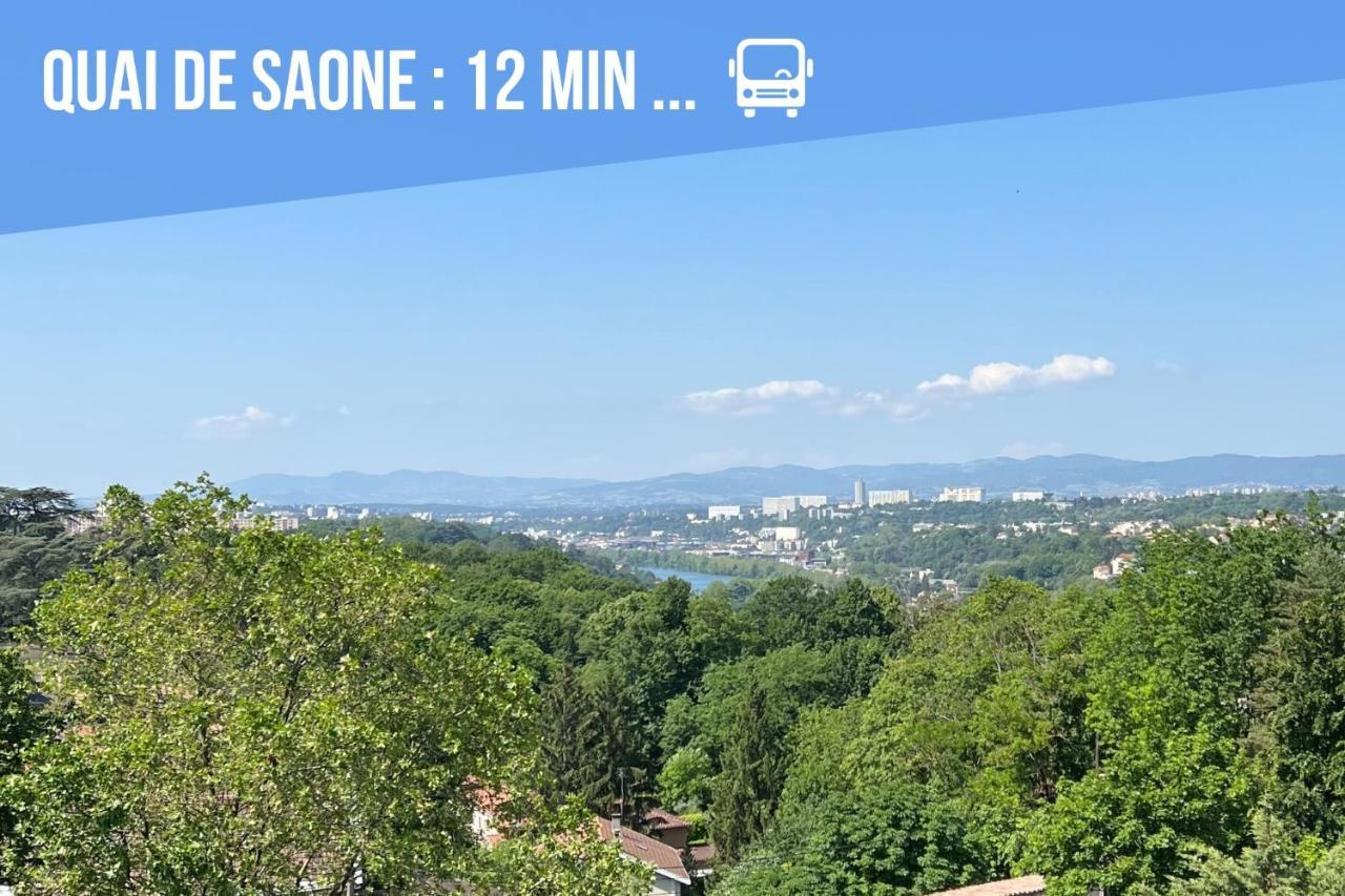דירות קלויר-אט-קוויר Le Calme - Design - Vue Panoramique Sur La Saone מראה חיצוני תמונה